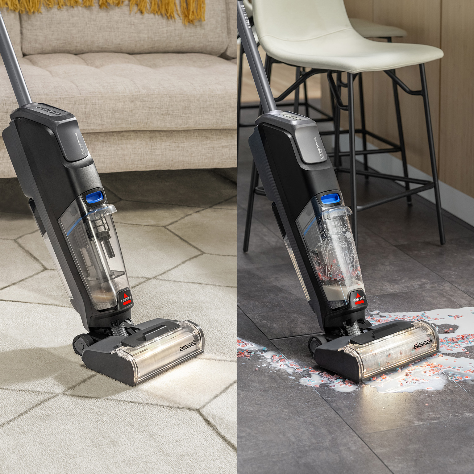 Többféle felület tisztítására alkalmas: